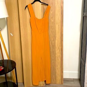 Reformation Yellow Safron Cocktail Dress, Size 2